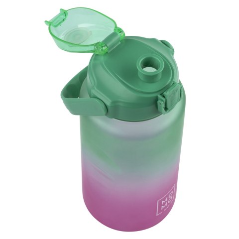 Wielokolorowa Butelka Na Wodę Z Słomką I Uchwytem 1500Ml Soxo