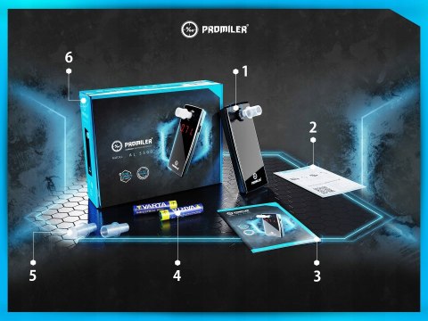 Alkomat Promiler Al, Czarny Alkomat Promiler Al 5500