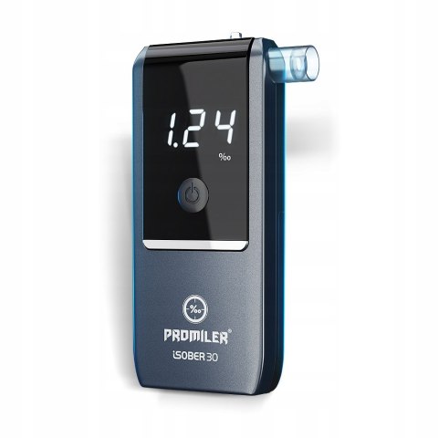 Alkomat Promiler Isober 30, Elektrochemiczny + 10 Ustników + Etui