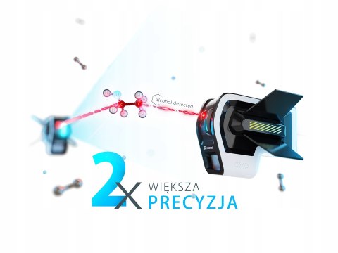 Alkomat Promiler Isober 30, Elektrochemiczny + 10 Ustników + Etui