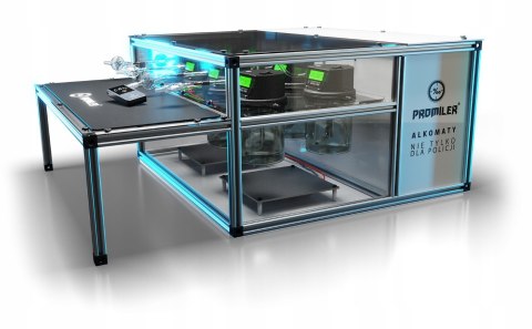 Alkomat Promiler Isober 30, Elektrochemiczny + 10 Ustników + Etui