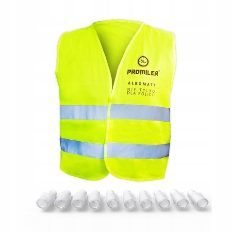 Alkomat Promiler Isober 30, Elektrochemiczny + 10 Ustników + Etui