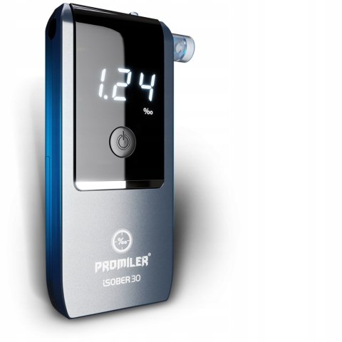 Alkomat Promiler Isober 30, Elektrochemiczny + 10 Ustników + Etui
