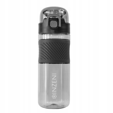 Bidon Na Wodę Sok Butelka Tritanowa Bpa Free Inzeni 0,6L Czarny Fitness