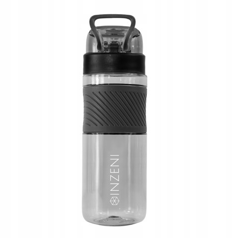 Bidon Na Wodę Sok Butelka Tritanowa Bpa Free Inzeni 0,6L Czarny Fitness