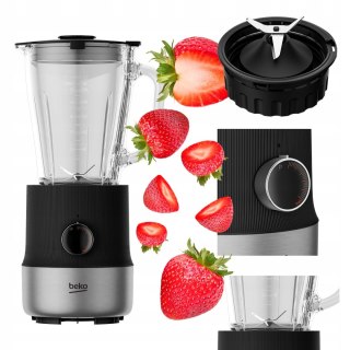 Blender Kielichowy Beko Tbn81808bx 800W 1.75L Szklany 6 Prędkości Pulse