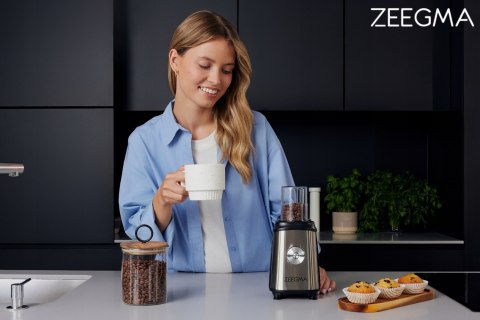 Blender Kielichowy Do Koktajli 4W1 Młynek Kawy Tytanowy + 2 Bidony Kubki