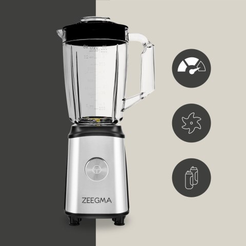 Blender Kielichowy Do Koktajli 4W1 Młynek Kawy Tytanowy + 2 Bidony Kubki