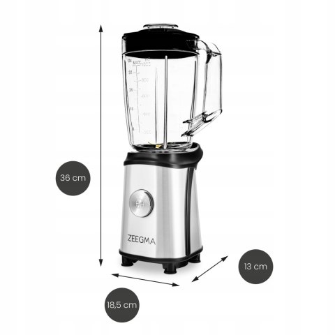 Blender Kielichowy Do Koktajli 4W1 Młynek Kawy Tytanowy + 2 Bidony Kubki