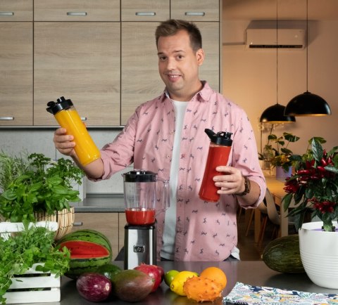 Blender Kielichowy Eldom Bk5s Jaar 700W Z 2 Butelkami 600Ml Bpa Free