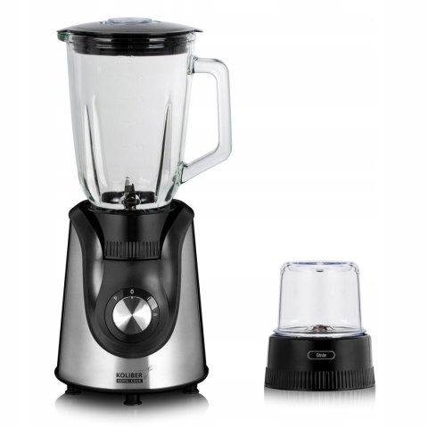 Blender Kielichowy Koliber Speedmax X-1600-W Mocny Szklany Kielich 6 Ostrzy
