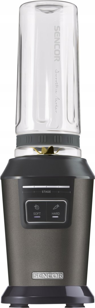 Blender Kielichowy Sencor Sbl 800W Czarny 0.6L 2 Butelki Tritan Kruszy Lód