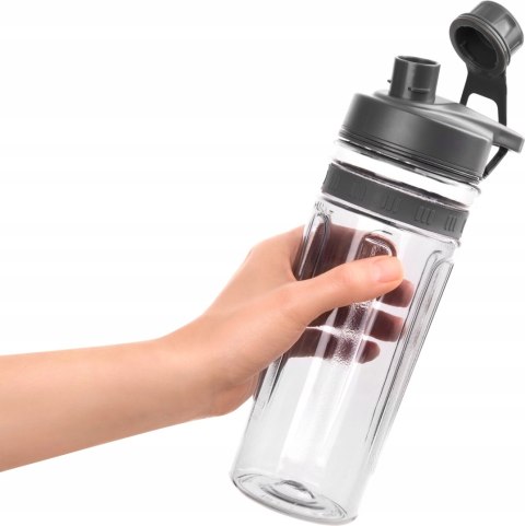 Blender Kielichowy Sencor Sbl 800W Czarny 0.6L 2 Butelki Tritan Kruszy Lód