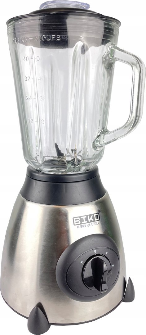 Blender Kielichowy Szklany Biko 800W 1.5L 2 Prędkości Pulse Kruszenie Lodu
