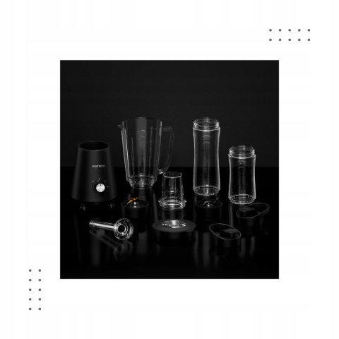Blender Kielichowy Vertenz Titan 30 800W 2 Bidony 600Ml 400Ml Młynek