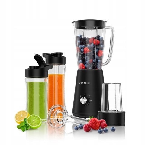 Blender Kielichowy Vertenz Titan 30 800W 2 Bidony 600Ml 400Ml Młynek