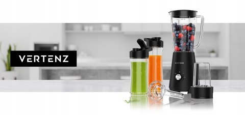 Blender Kielichowy Vertenz Titan 30 800W 2 Bidony 600Ml 400Ml Młynek