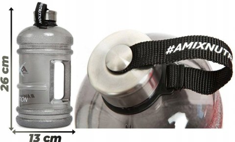 Butelka Amix 2,2L - Wodoodporna, Ergonomiczna, Bpa Free, Szara