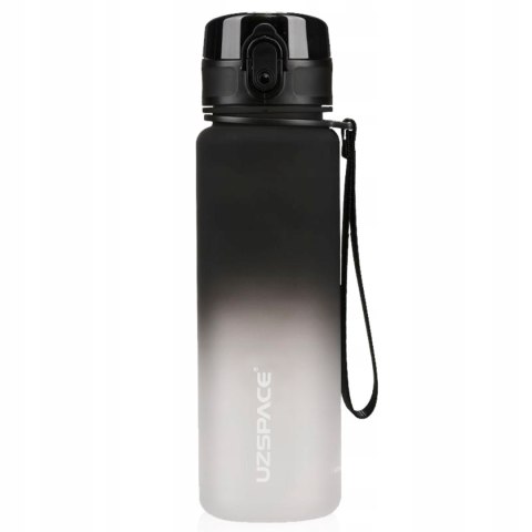 Butelka Bidon Na Wodę Sportowy 500 Ml Tritan Motywacyjny Czarno-Biały Do Tr