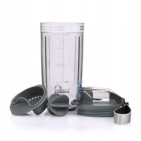 Butelka Do Odżywek Shaker Tritanowy Szczelny Bidon Majestic Sport 400Ml