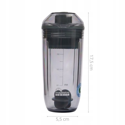 Butelka Do Odżywek Shaker Tritanowy Szczelny Bidon Majestic Sport 400Ml