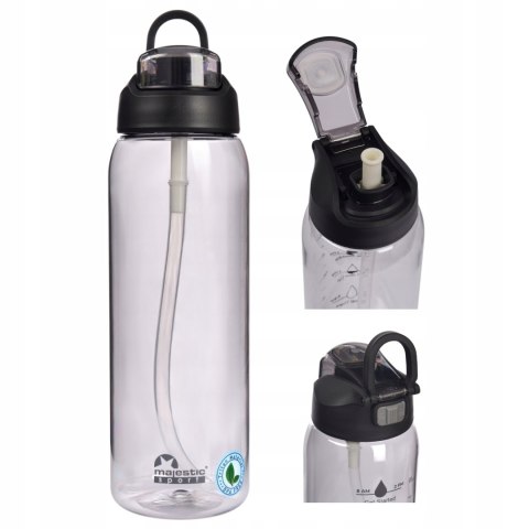 Butelka Tritanowa Majestic Sport Dash Szara 1000 Ml System One Click