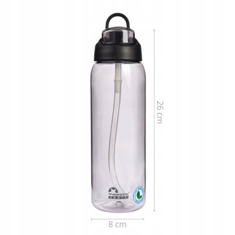 Butelka Tritanowa Majestic Sport Dash Szara 1000 Ml System One Click