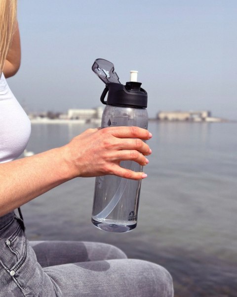 Butelka Tritanowa Majestic Sport Dash Szara 1000 Ml System One Click