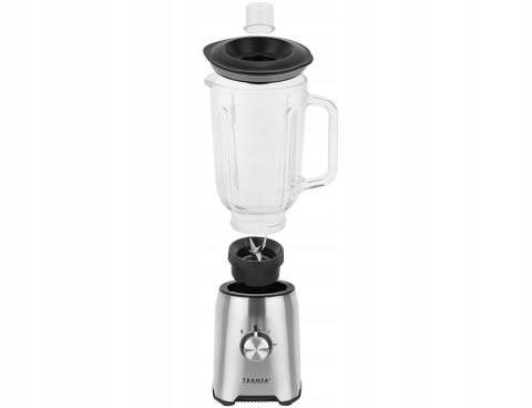 Mocny Blender Kielichowy 1600W - Szklany Do Smoothie I Kruszenia Lodu