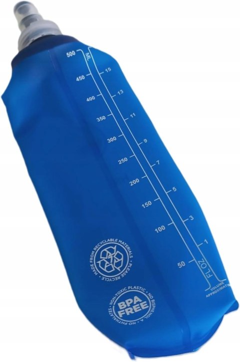 Składana Butelka Na Wodę 500Ml Miękka Bidon Sport Survival Wyjazdowy