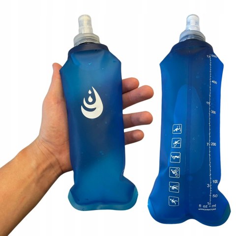 Składana Butelka Na Wodę 500Ml Miękka Bidon Sport Survival Wyjazdowy