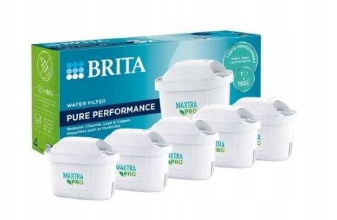 5 Szt. Filtr Wody Brita Maxtra+ Pure Performance Do Kuchni I Codziennego Użytku