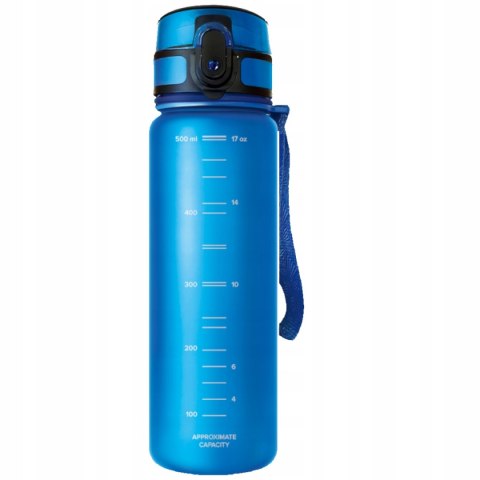 Butelka filtrująca Aquaphor City 0,5 l, niebieska, z paskiem