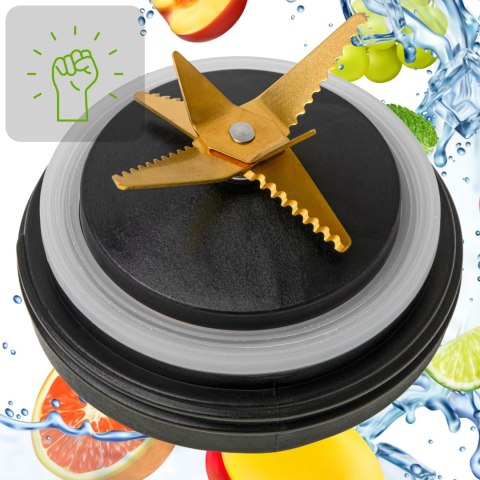Blender Kielichowy Do Koktajli 2000W 3 Programy Kruszy Lód Smoothie Bpafree