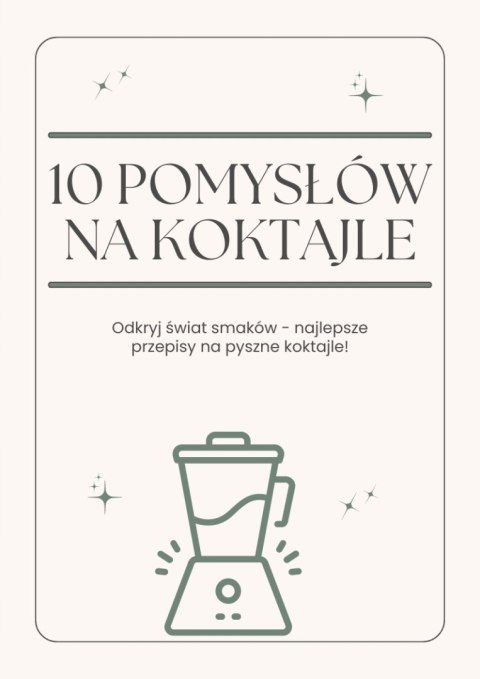 Blender Kielichowy Do Koktajli 2000W 3 Programy Kruszy Lód Smoothie Bpafree