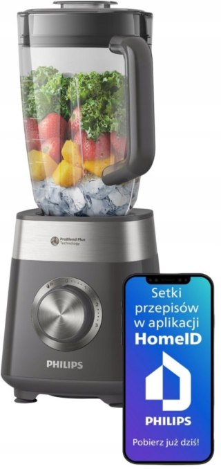 Blender Kielichowy Philips 5000 Series Hr3020/20 Szary 1000W 2L Pulse