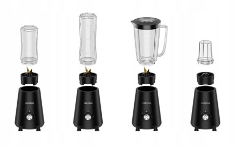 Blender Kielichowy Wielofunkcyjny Bidony Vertenz 4W1 Moc 350 W