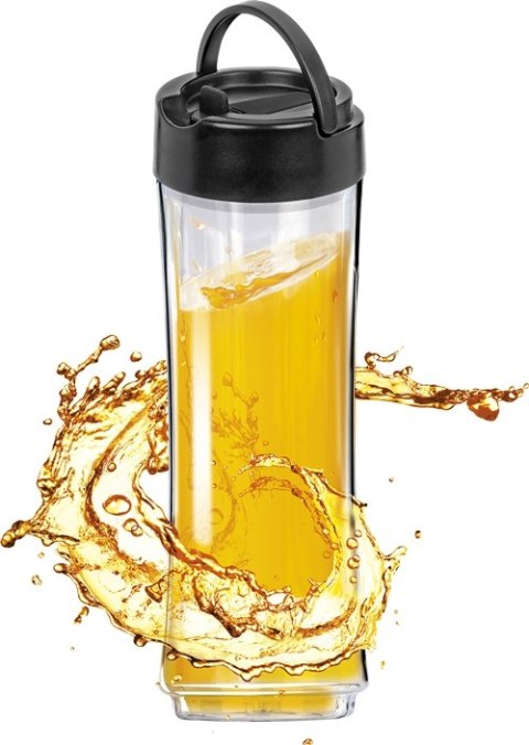Blender Kielichowy Zestaw Srebrny/Szary 450W Mocny Wydajny Mpm Mbl-15M