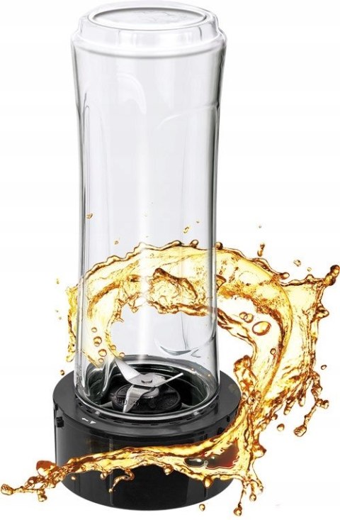 Blender Kielichowy Zestaw Srebrny/Szary 450W Mocny Wydajny Mpm Mbl-15M