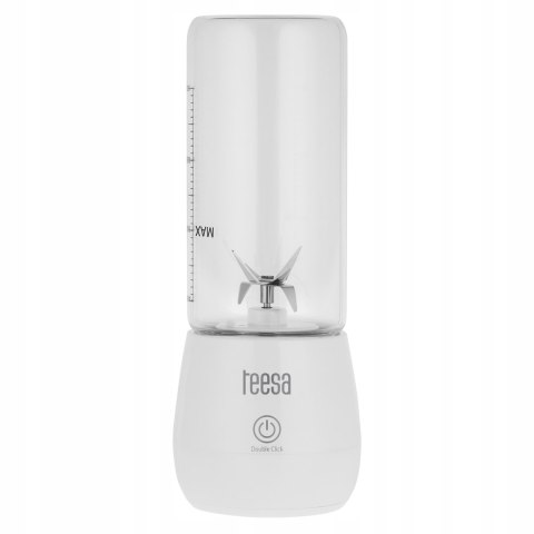 Blender Przenośny Bezprzewodowy Turystyczny Szklany Kubek 450Ml 100W Teesa