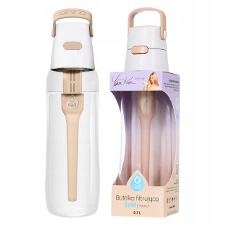 Butelka filtrująca Dafi Solid 0,7 l, cappuccino, z 1 wkładem