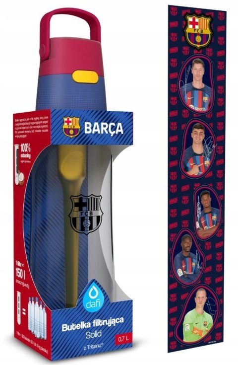 Butelka filtrująca Dafi Solid FC Barcelona 0,7 l z wkładem