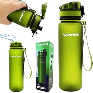 Butelka Filtrująca Do Wody Bidon Filtr Aquaphor 0.5 L Zielona