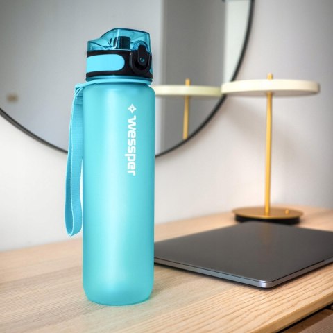 Butelka Wessper Activemax 1L Z Filtrami Actitex Disc - Turkusowa