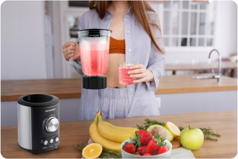 Duży Blender Kielichowy Berdsen Bd-751 800W Szklany Kielich 1.5L 3 Tryby