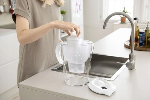 Dzbanek Filtr Brita Marella Cool 2,4 L Bez Wkładów Biały Na Wkłady Maxtra