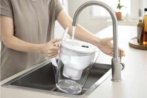 Dzbanek Filtr Brita Marella Cool 2,4 L Bez Wkładów Biały Na Wkłady Maxtra