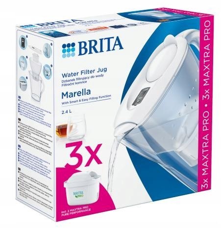 Dzbanek Filtrujący Brita Marella Cool +3 Filtry Maxtra Pro Pure Performance