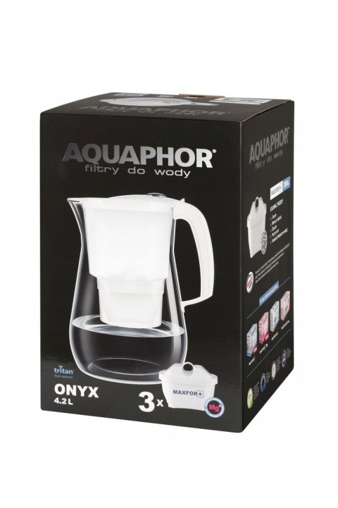 Dzbanek filtrujący Aquaphor Onyx 4,2 l z 10 wkładami filtrującymi Maxfor Mg