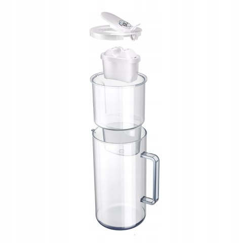 Dzbanek Filtrujący Szklany Aquaphor Glass 2,5L Z Wkładem Maxfor+ Biały